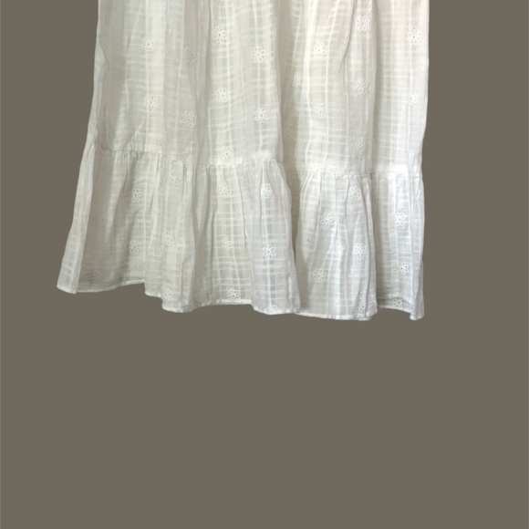 NWT By Anthropologie Cap-Sleeve Lace-Up Babydoll Dress  Size MP - Picture 8 of 13